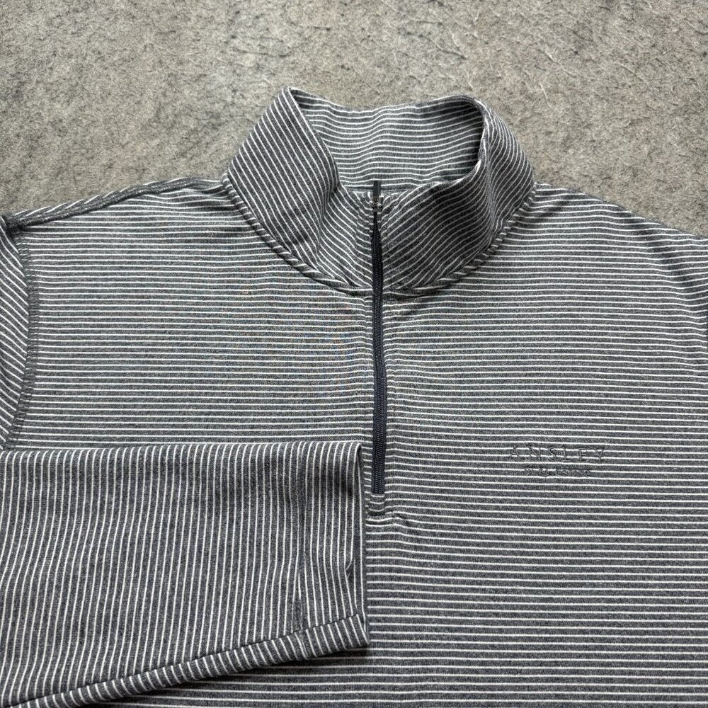 Onward Reserve 1/4 Zip Sweatshirt Men XL Gray Pullover Performance Stretch b032